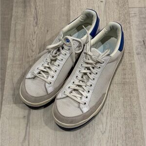 Adidas Rod Laver Classic White and Blue Men's Sneakers sz 10